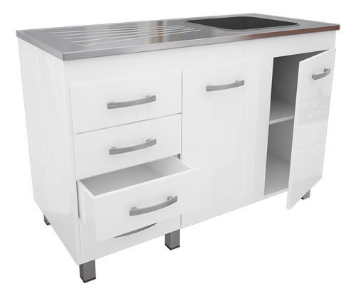 BAJO MESADA ORLANDI 612 PREMIUN BLANCO 1.20M