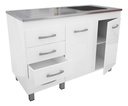 BAJO MESADA ORLANDI 612 PREMIUN BLANCO 1.20M