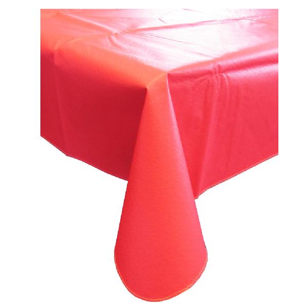 MANTEL ECOCUERO ROJO 1.40 X 2.20MT