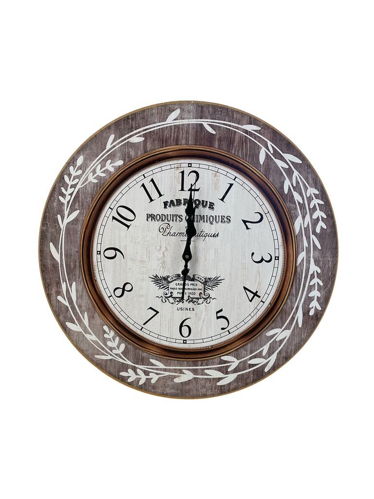 RELOJ DE PARED GRANDE 50CM MDF