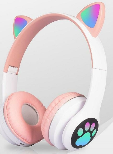 AURICULAR BLUETOOTH SUONO INFANTIL CON OREJITAS ROSA
