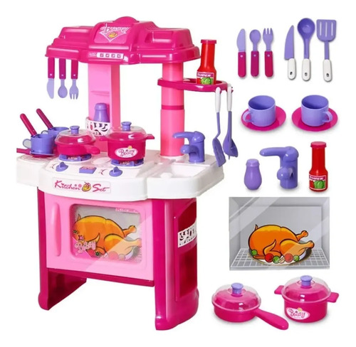 COCINA KITCHEN ZIPPY CON LUZ Y SONIDO JJU001