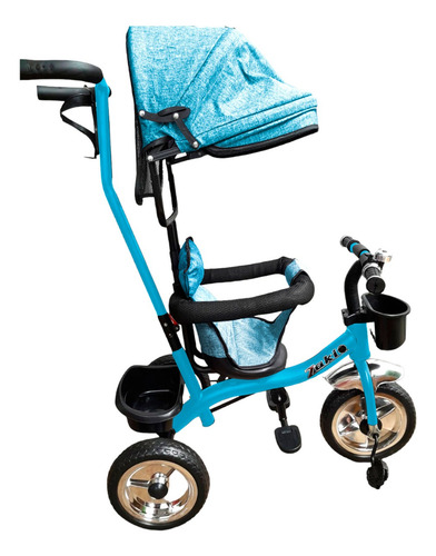 TRICICLO BABYMOVIL TZT90 INFANTIL C/ ROTACION 360° CELESTE