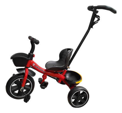 TRICICLO BABYMOVIAL TZT30 INFANTIL C/MAJINA DIRECCIONAL ROJO