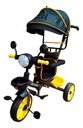 TRICICLO BABYMOVIL TZT60 CON LUZ AMARILLO