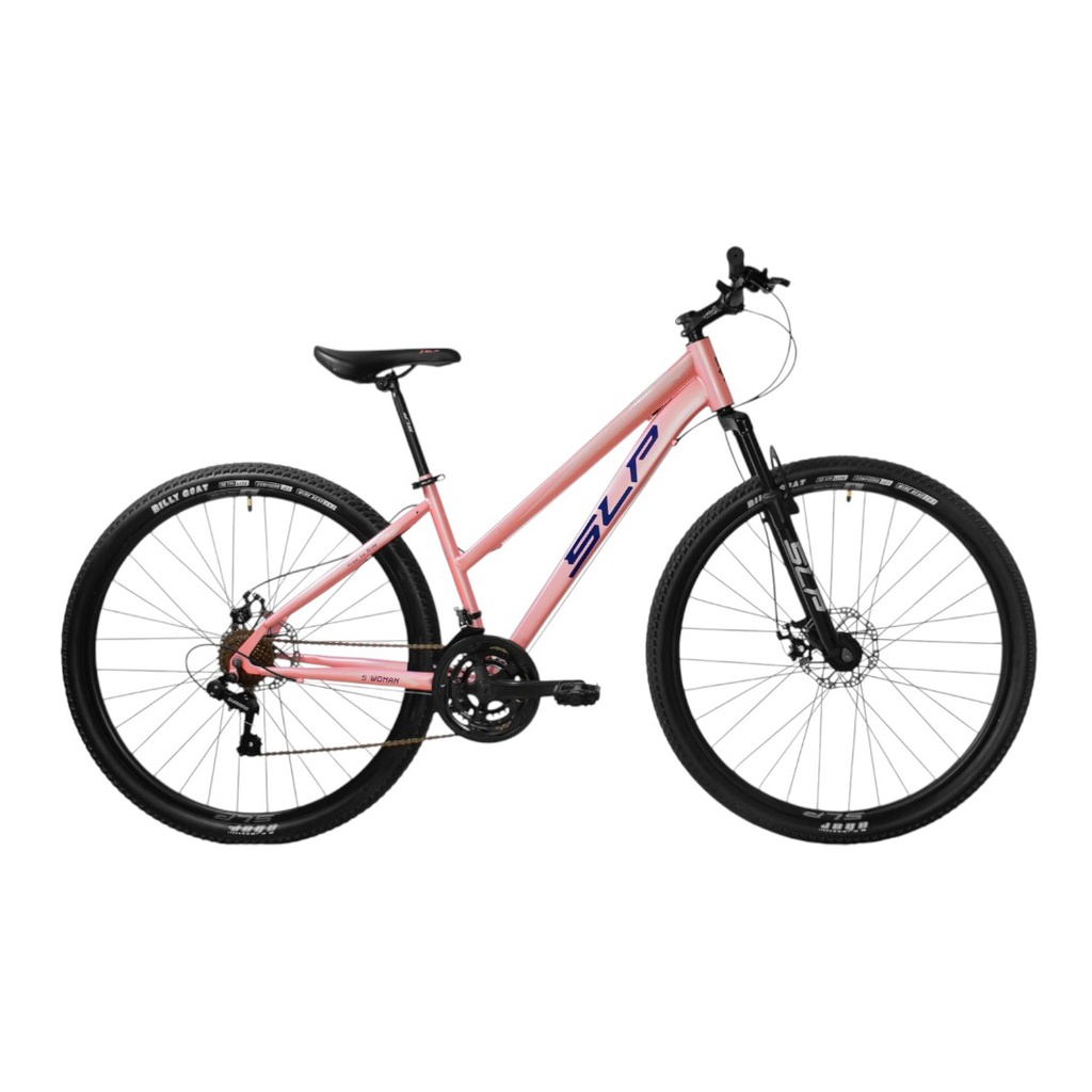 BICICLETA SLP MTB ALUMINIO 5 PRO R29 WOMAN T15 ROSA AZUL 0017242