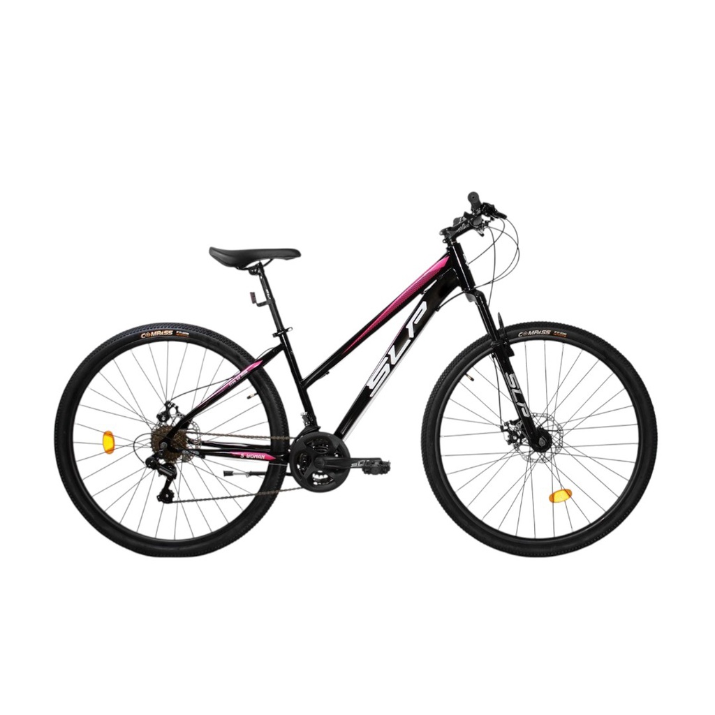 BICICLETA SLP MTB 5PRO R29 WOMEN T15 NEGRO BLANCO FUCSIA 0017242
