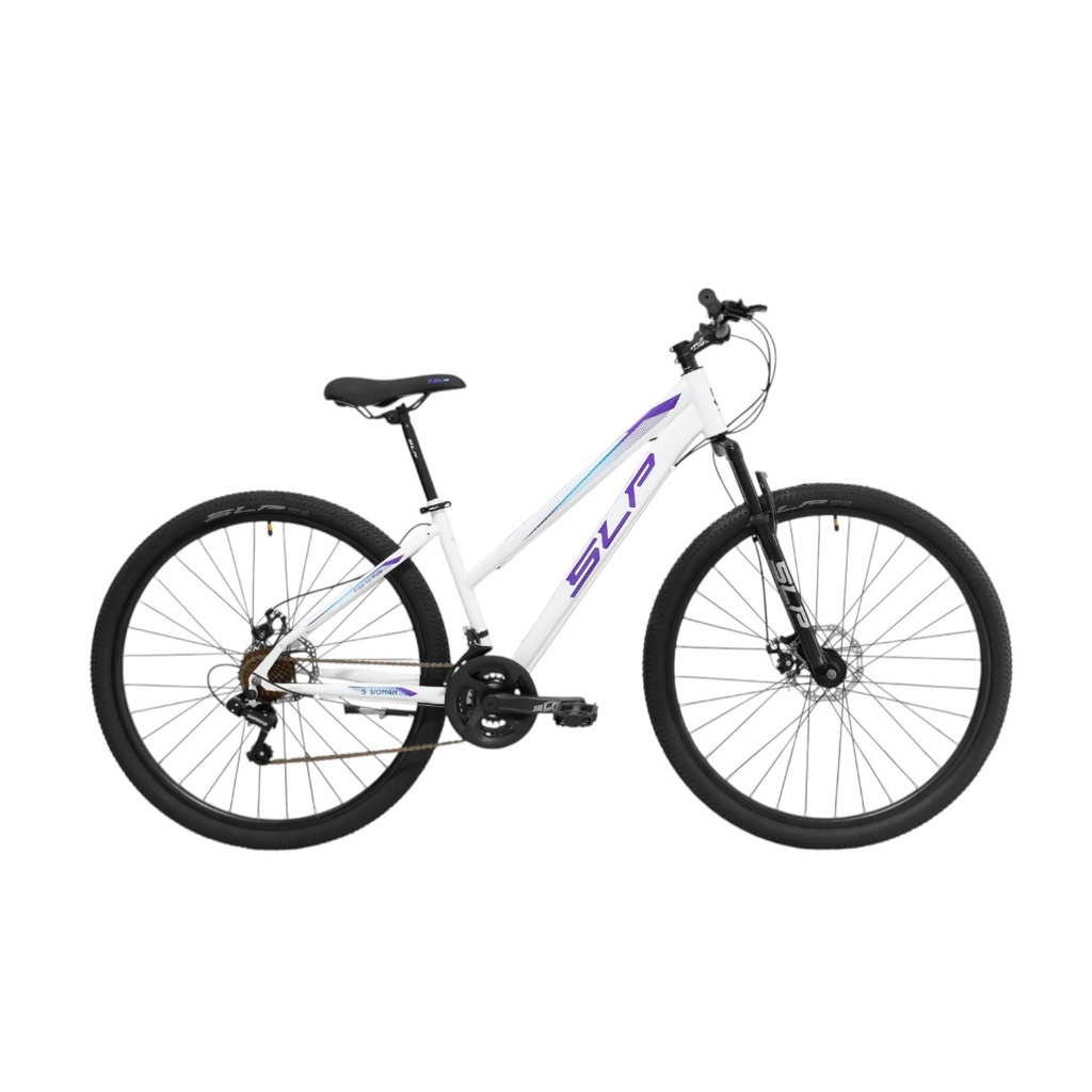 BICICLETA SLP MTB ALUMINIO 5 PRO R29 T16 BLANCO VIOLETA CELESTE 0017242
