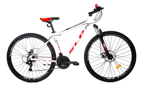 BICICLETA MTB SLP ALUMINIO 25PRO R29 T18 0016403 BCO-RJO-GRIS