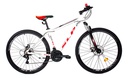 BICICLETA MTB SLP ALUMINIO 25PRO R29 T18 0016403 BCO-RJO-GRIS