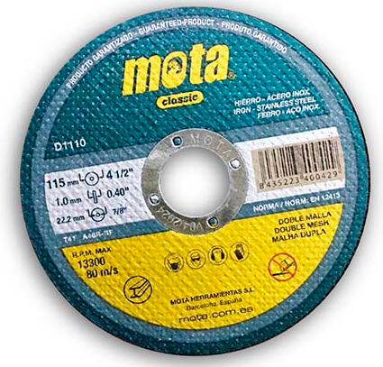DISCO ABRASIVO DE CORTE 115X1.0X22.23MM