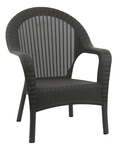 SILLON GARDEN LIFE F785601 RATTAN QATAR NEGRO