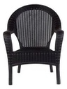 SILLON GARDEN LIFE F785601 RATTAN QATAR NEGRO