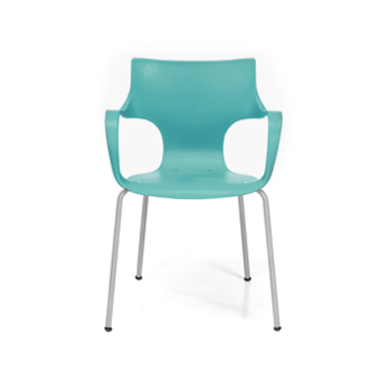 SILLA PORTANTINO JIM CROMADA VERDE AGUA