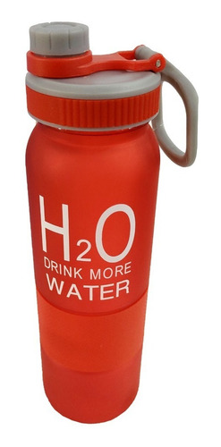 BOTELLA PLASTICA 700 CC C/PICO Y AGARRE ANTIDEZ ROJA  2491