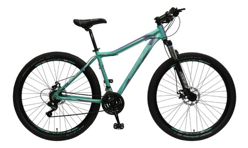 BICICLETA OXEA MADISON ROD29 TALLE S VERDE AGUA/VIOLETA