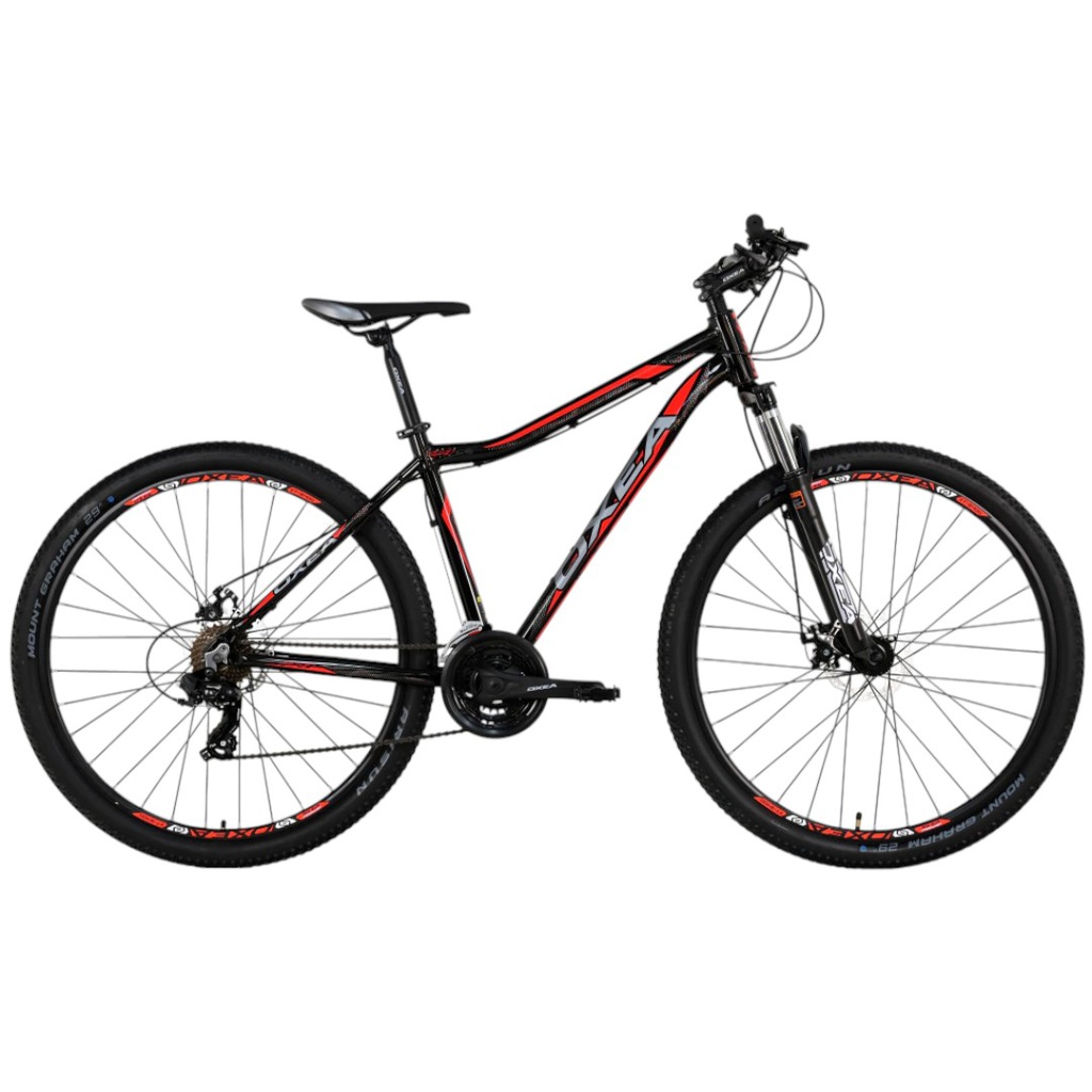 BICICLETA OXEA MADISON 29 TALL M NEGRO GRIS ROJO