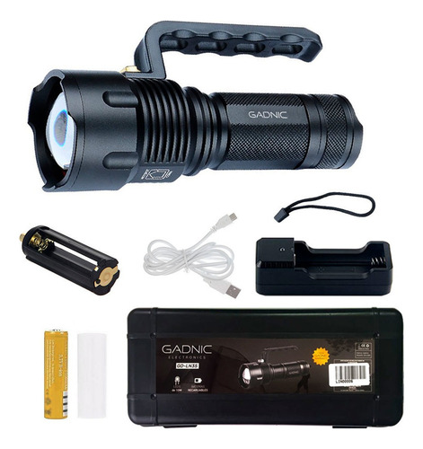 LINTERNA LED GADNIC GD-LN35 C/FOCO ATECH