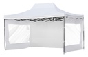 GAZEBO LAURY ART. 18716 PLEGABLE 3x4,5 MT. CAÑO ACERO OXFORD BLANCO