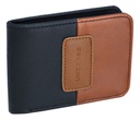 BILLETERA UNICROSS 62 B1118 C/DIVISION MARRON NEGRO