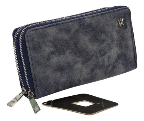 BILLETERA AMAYRA 67 B757 2 DIVISIONES NEGRO