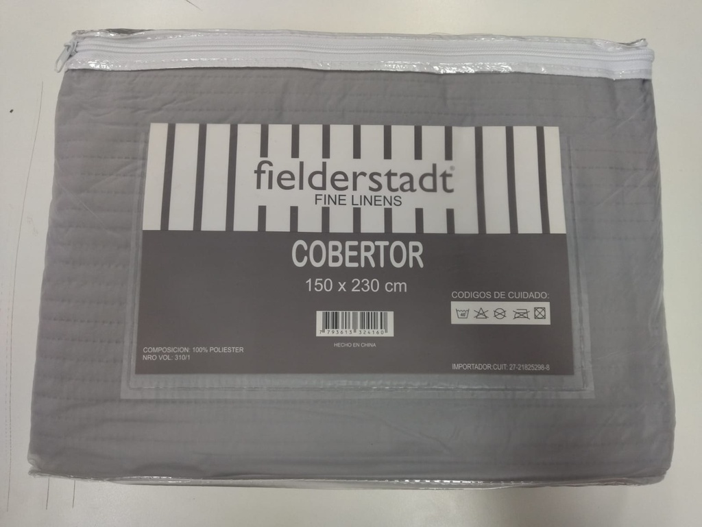 COBERTOR FIELDERSTADT 324160 1,5 PL GRIS