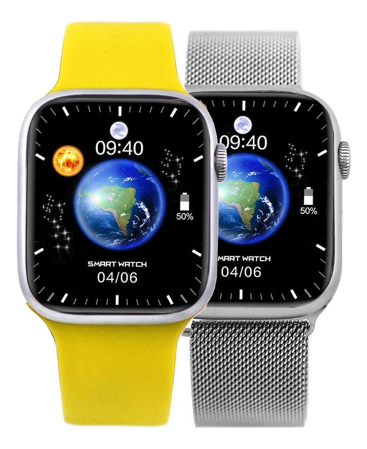 RELOJ MISTRAL SMART SMT W28 09 2 MALLAS  AMARILLO