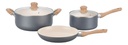 BATERIA HUDSON CRE01 DE ALUMINIO C/ANTIADHERENTE 5 PIEZAS