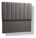 RESPALDO MOBILI CARINI VAINILLA VERTICAL 1.40 X 1.40 M CEMENTO 1111E CTX 02 CUEROTEX
