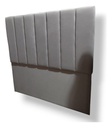 RESPALDO MOBILI CARINI VAINILLA VERTICAL 1.40 X 1.40 GRIS CLARO 1111C