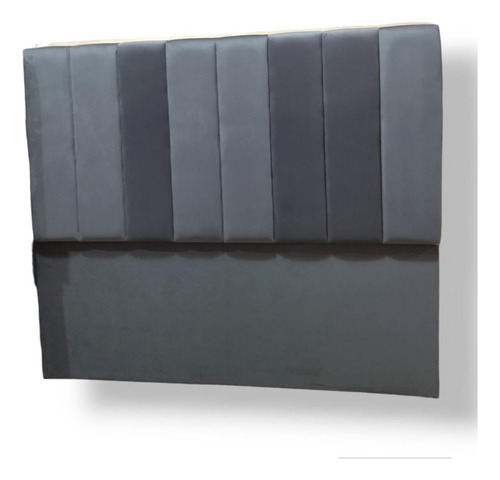 RESPALDO MOBILI CARINI VAINILLA VERTICAL 1.60 X 1.40 GRIS OSCURO PANA 1112C