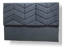 RESPALDO MOBILI CARINI VAINILLA DIAGONAL 2.00 X 1.40 PANA 51 GRIS OSCURO 1134C