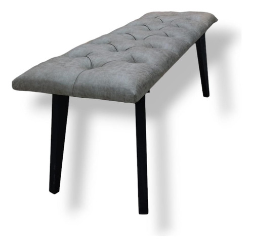 PIE DE CAMA CAPITONE 4 PATAS VISON 1.20