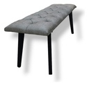 PIE DE CAMA CAPITONE 4 PATAS VISON 1.20