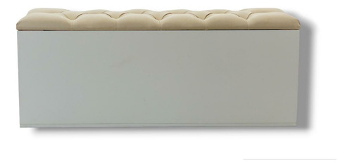 BAULERA CAJON CAPITONE 1.20 BLANCO BEIGE 1210