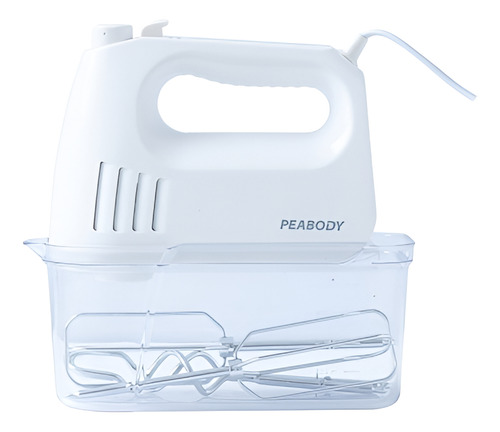 BATIDORA DE MANO PEABODY PE-HMA550 BLANCA C/BASE