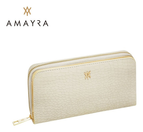 BILLETERA AMAYRA 67.B769 BEIGE 1 DIVISION
