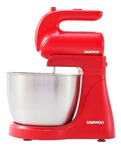 BATIDORA DE MANO DAEWOO DHM238WRB C/BOWL ROJA