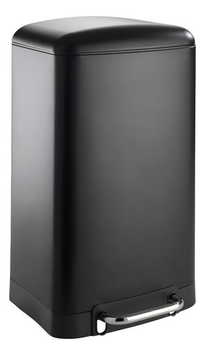 CESTO VONNE CCRI 12LN ACERO NEGRO RECTANGULAR 12L