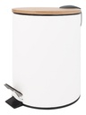 CESTO VONNE CCRI 3LBB ACERO BLANCO TAPA BAMBU 3L