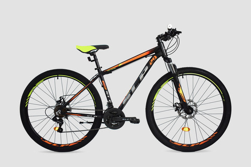 BICICLETA SLP MTB 25 PRO R29 T20 16404 NEGRO GRIS NARANJA