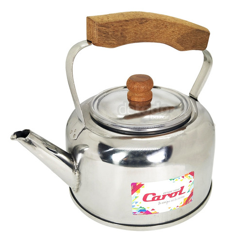 PAVA CAROL INOXIDABLE MANGO DE MADERA 2444