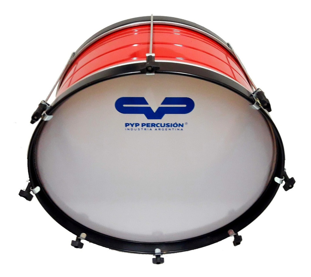 BOMBO MURGA PYP PBM22 RD 22" ROJO