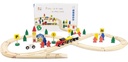 JUGUETE CUBETA PISTA DE TRENES DE MADERA MT08736