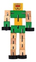 JUGUETE CUBETA ROBOT TRANSFORMER MADERA MT08809