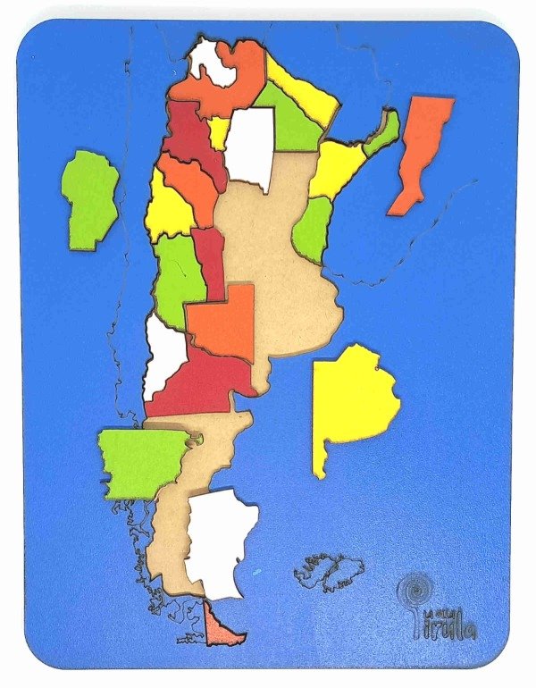 MAPA ARGENTINA PARA ENCASTRAR TD009