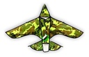 BARRILETE AVION CAMUFLADO CHICO SO36589