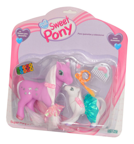 THE SWEET PONY DITOYS GRANDE C/HIJO 403 ROSA BLANCO