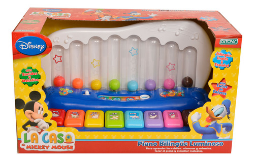 PIANO BILINGUE LUMMINOSO DITOYS 1829 MICKEY