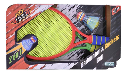 BADMINTON RACKETS BALL DITOYS 2178